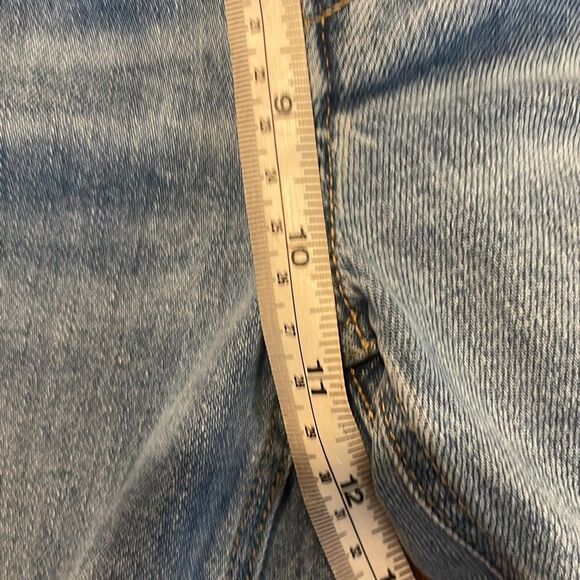 Frank & Eileen Monaghan button fly high rise raw hem jeans 27 $328! - Picture 5 of 14